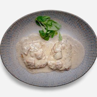 Scalopina con funghi e tartufo