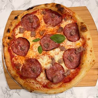 Pizza Salame Napoli e Salsiccia Ø32cm