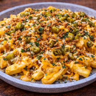 Cheesy loaded fries