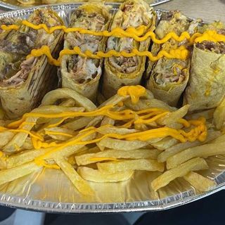 Meniu mixt cheese kebab