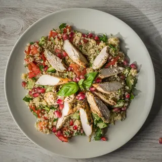 Moroccan tabbouleh chicken