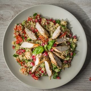 Moroccan tabbouleh chicken
