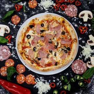Pizza Cotto Funghi Party Ø 50cm