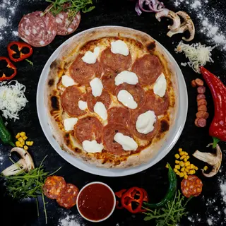Pizza Salamino Mascarpone Party Ø 50cm