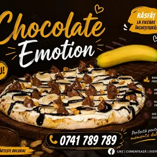 Pizza Desert Chocolate Emotion Ø32cm