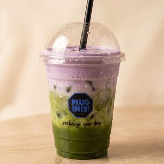 Iced Ube Matcha