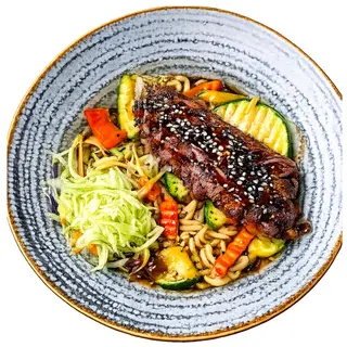 19. Taitei Udon La Wok Cu Sos Teriyaki Si Rată