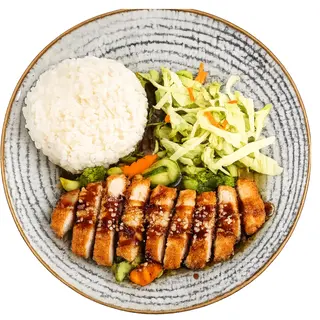 16A. Pui Pane Cu Sos Teriyaki