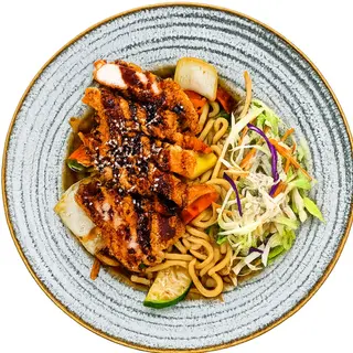 18. Taitei Udon La Wok Cu Sos Teriyaki Si Pui