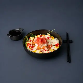 Salmon Carpaccio with Mango
