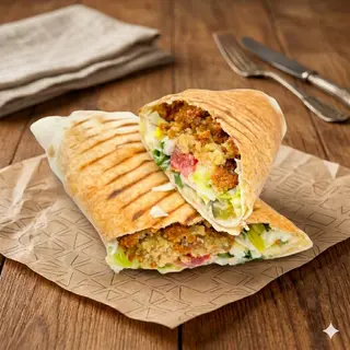 Wrap cu falafel traditional