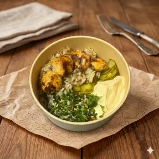 Bowl shish taouk de pui