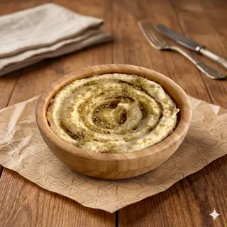 Hummus cu infuzie de zaatar