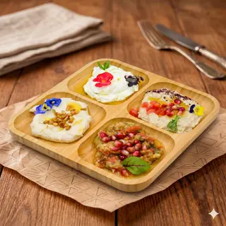 Mezze box - mix zaatar plate