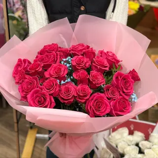 Buchet de flori Roz Îndrăzneț