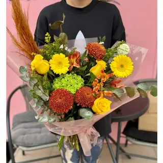 Buchet de flori Apus Auriu