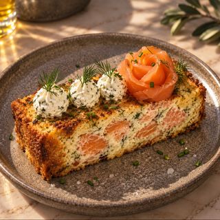 Salmon Quiche Lorraine
