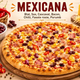 Pizza Mexicană 50 cm