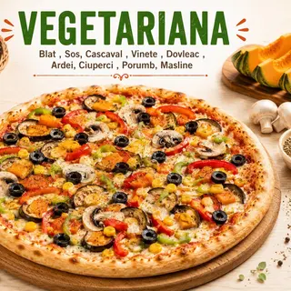Pizza Vegetariană 50 cm