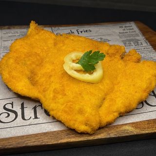 Șnițel pui și simplu