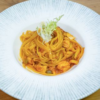 Linguini cu somon