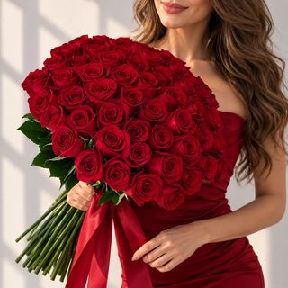 Buchet 101 Trandafiri Roșii