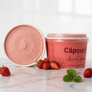 Înghețată artizanală căpșuni 140GR
