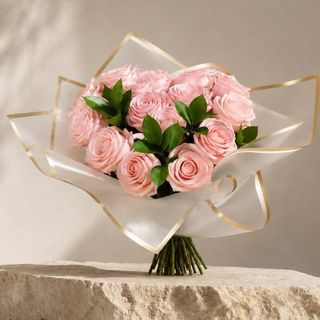 Buchet flori | Trandafiri | Inima - roz
