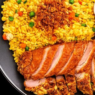 Duck Soia Crocant cu Legume Asortate - Vịt Chiên Với Cơm Rang 450g