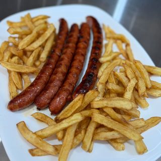 Meniu carnati & fries 5 buc cu cartofi paine   