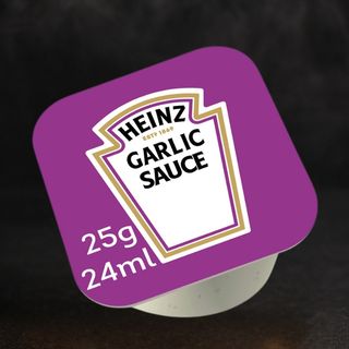Dip Heinz garlic sauce