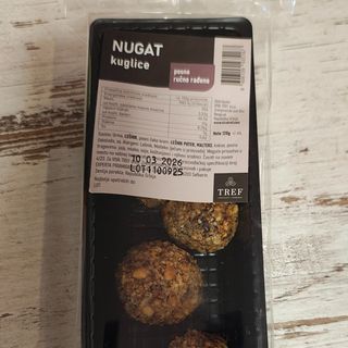 -	Nugat kuglica (posno) 