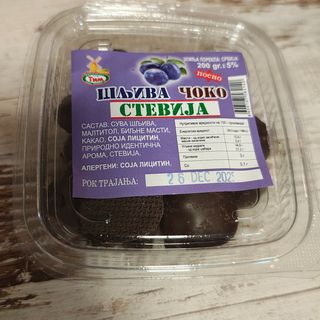 -	Čoko šljiva stevia (posno) 