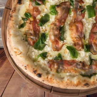 Spinaci e ricotta pizza