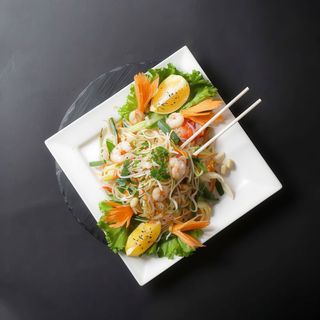 Yam Wun Sen - Glass Noodles With Shrimps