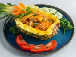 Fried Rice With Chicken And Pineapple