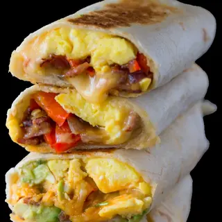Burrito grande jaje slanina