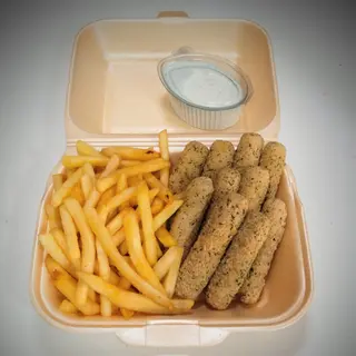 Mozzarella štapići u porciji
