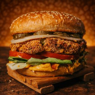 Pohovani vege burger