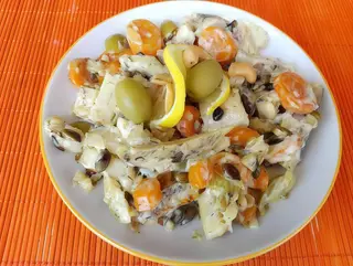 Oslić salata