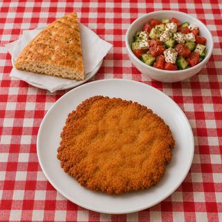 Komplet obrok: Bečka šnicla