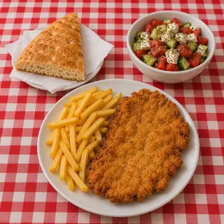 Komplet obrok: Bečka šnicla