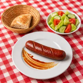 Komplet obrok: Roštiljska kobasica
