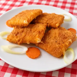 Pohovani kačkavalj - u porciji