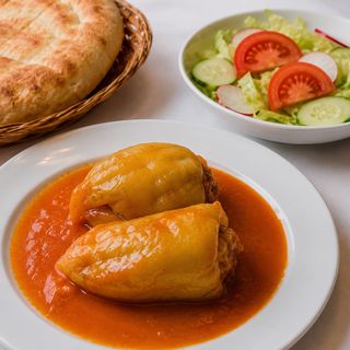 Posni komplet obrok: Posna punjena paprika