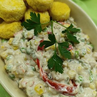 Naut salata sa projicama od prosa / POSNO, BEZ GLUTENA