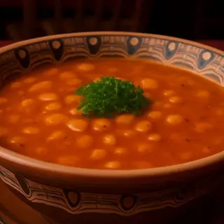 Meni dana – Domaći pasulj, somun i kupus salata
