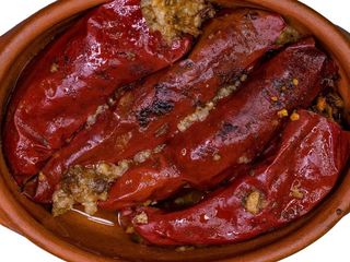 Posne Punjene suve paprike