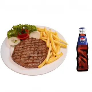 Komplet obrok - Pljeskavica + Pepsi