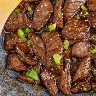 Mariniran juneći ramstek (velika porcija)